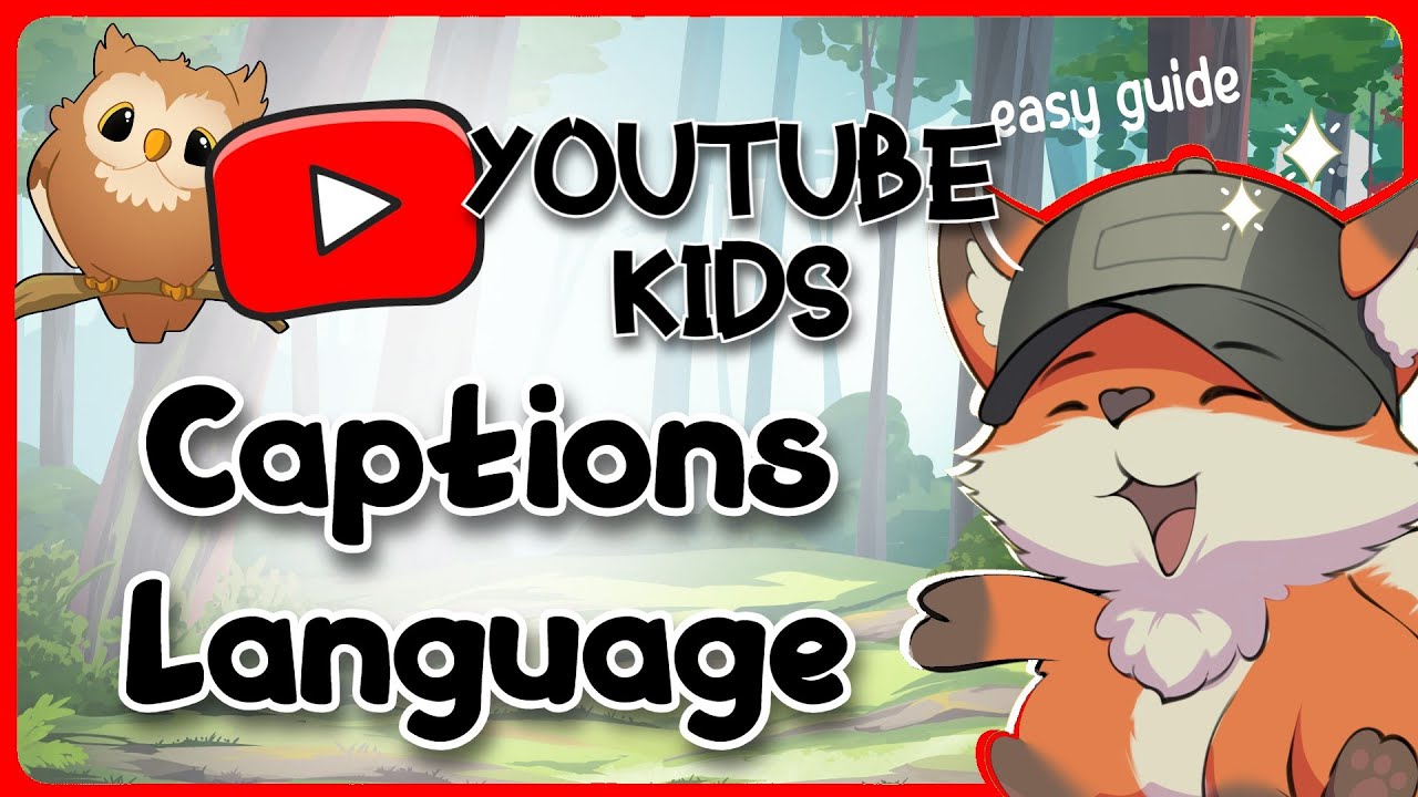 YouTube Kids: Как изменить субтитры и язык