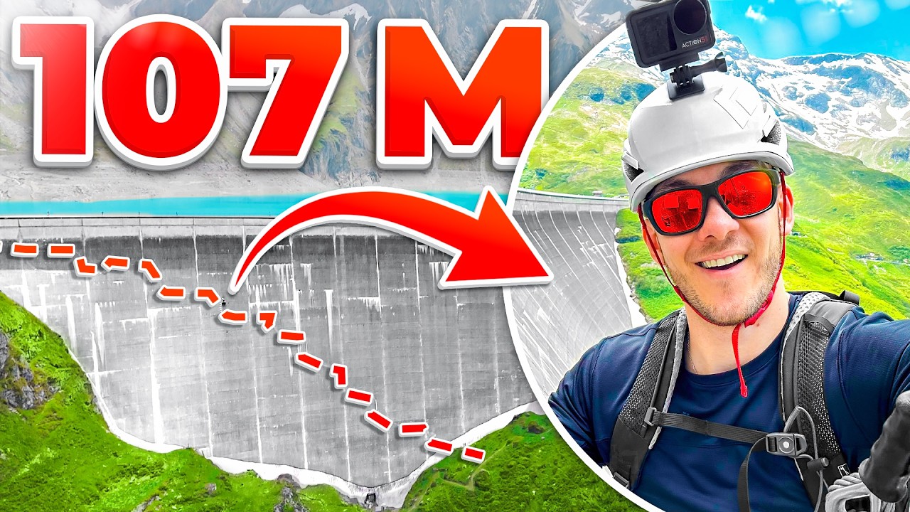 VYLEZEME NA 107 metrů VYSOKOU PŘEHRADU? 🔥