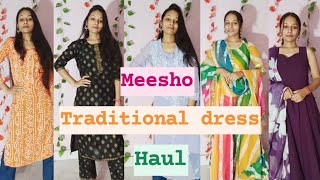 Meesho Traditional Dress Haul for wedding season | Trending suits meeshohaul youtubeshort