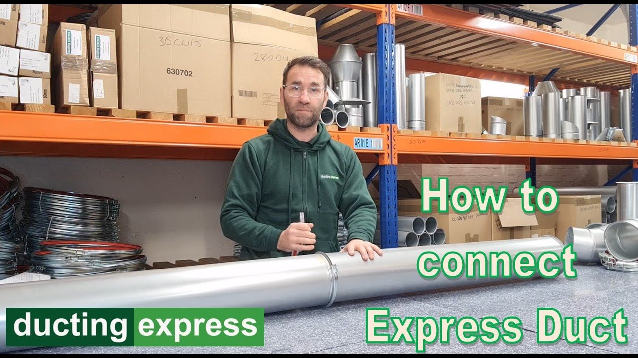 How to connect Express Duct Clipped Ducting Ducting Express YouTube
