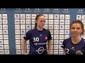 2021 Women's WFC - SWE vs SLO Interviews