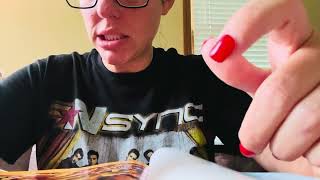 ASMR Gum Chewing, Magazine Flipping, Finger Licking, Bubble Gum Blowing Whisper ❤️