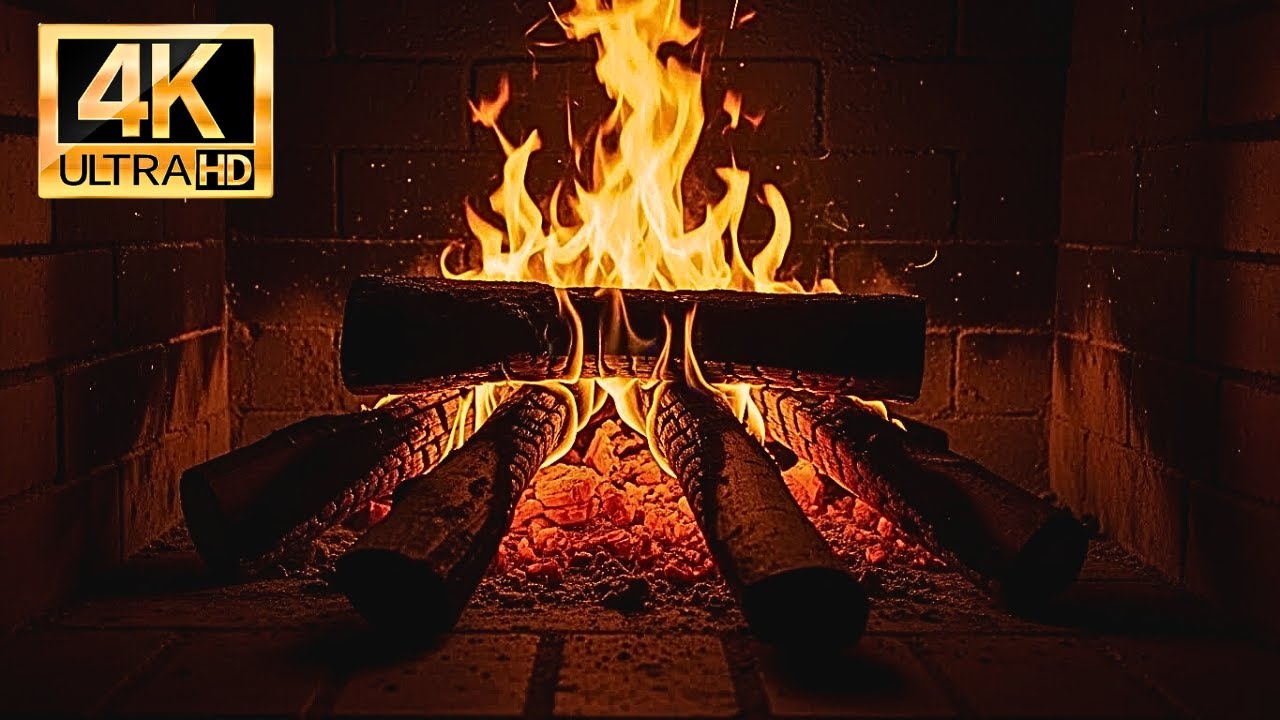 🔥 Pure Relaxation: Cozy Fireplace in 4K ULTRA HD | 5 HOURS of Calm