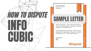 Info Cubic - How to Dispute Report - iDispute - Online Document Creator & Editor