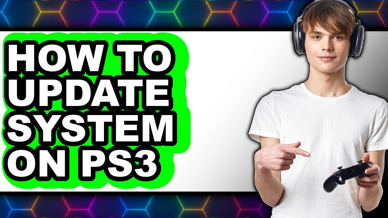 How to Update System on Ps3 - Full Guide - YouTube