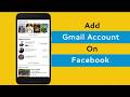 How to add gmail account on facebook page
