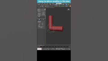 How to Use the Mirror Modifier in 3ds Max – Fast Modeling Tip #shorts  #3dsmax #mirror