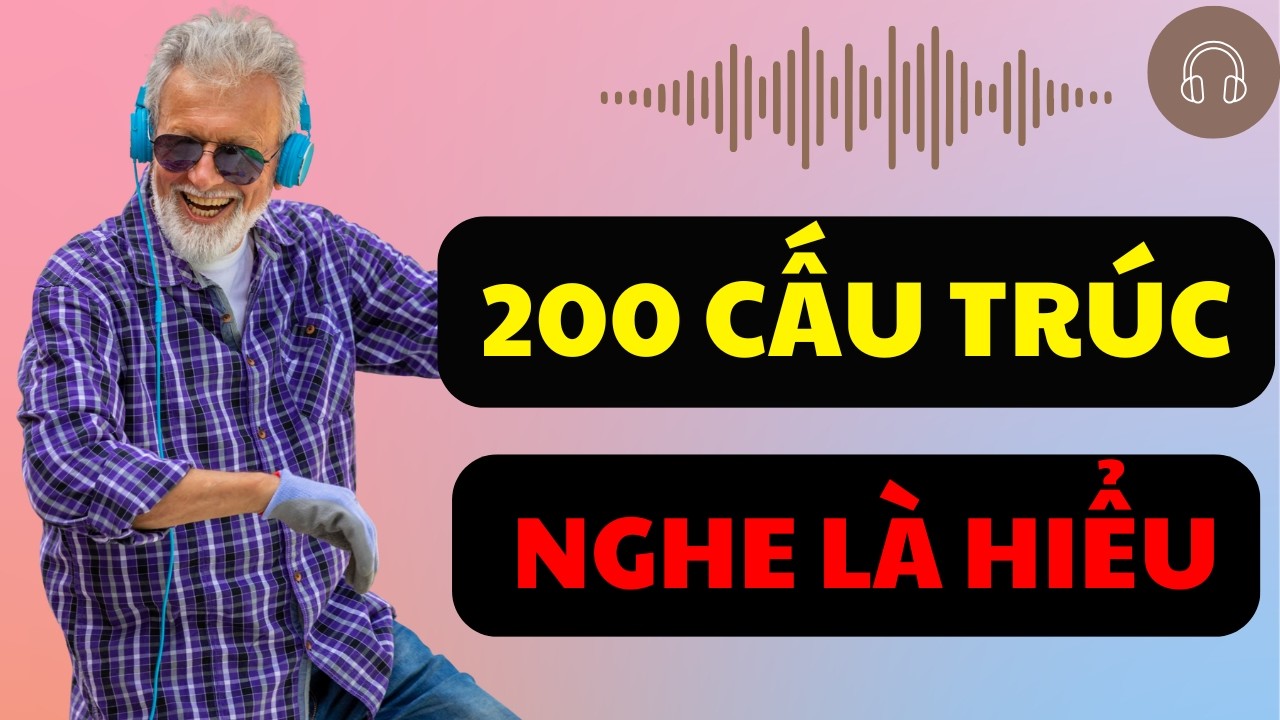 Потренируйтесь в аудировании, используя 200 распространенных разговорных структур английского язы...