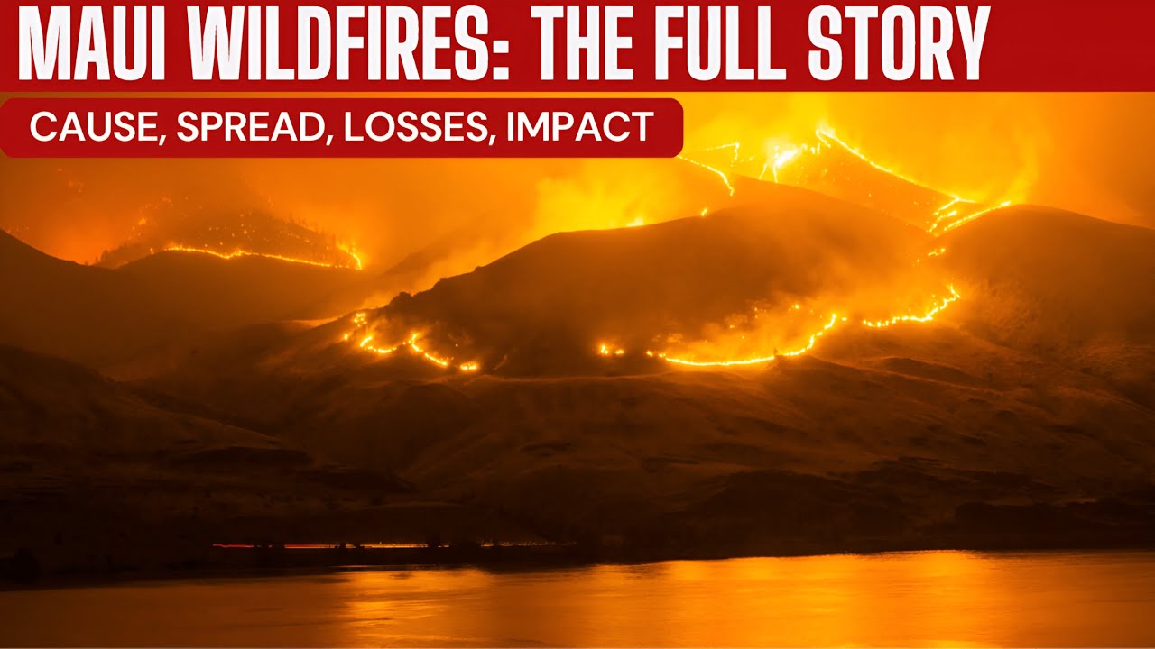 Hawaii Wildfires | Maui Wildfires  | The Full Story Cause, Spread, Losses, and Impact | ANA LENS