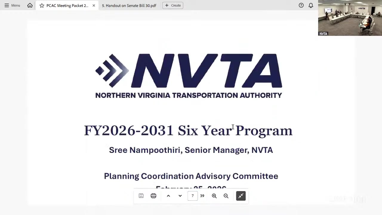 Planning Coordination Advisory Committee