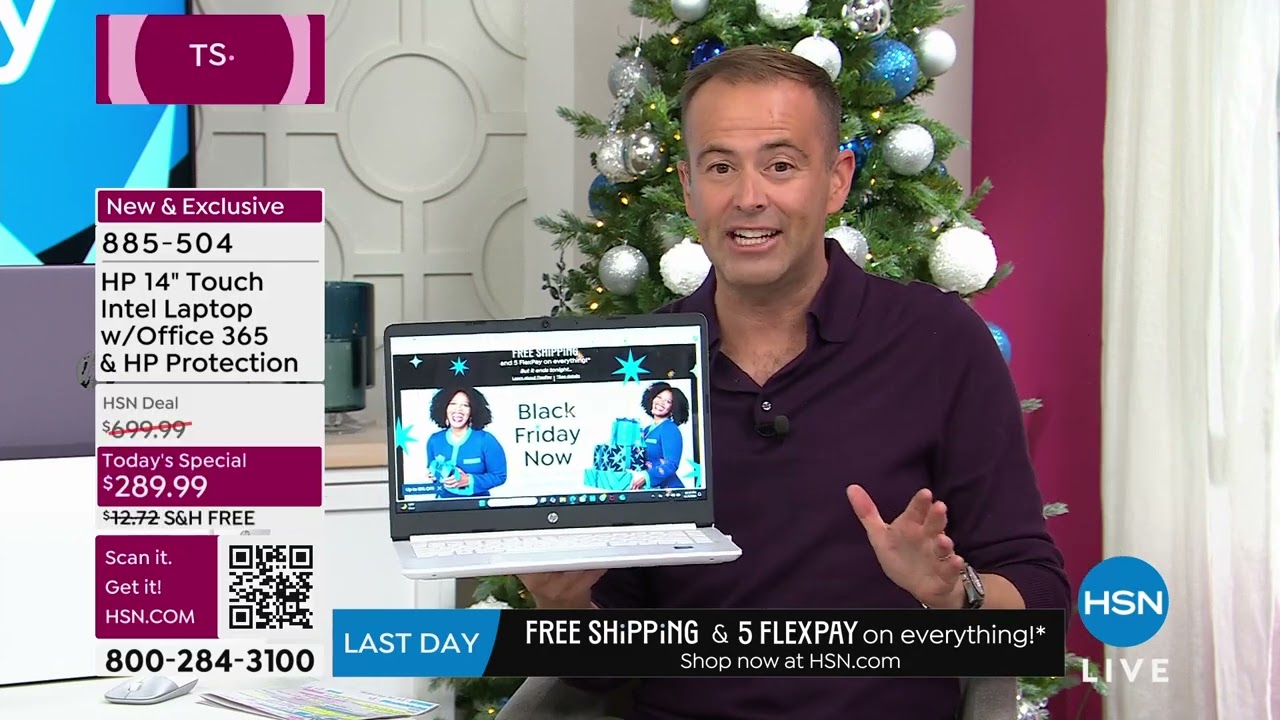 HP 14" Touchscreen Intel 64GB Laptop w/Office 365   HP P...