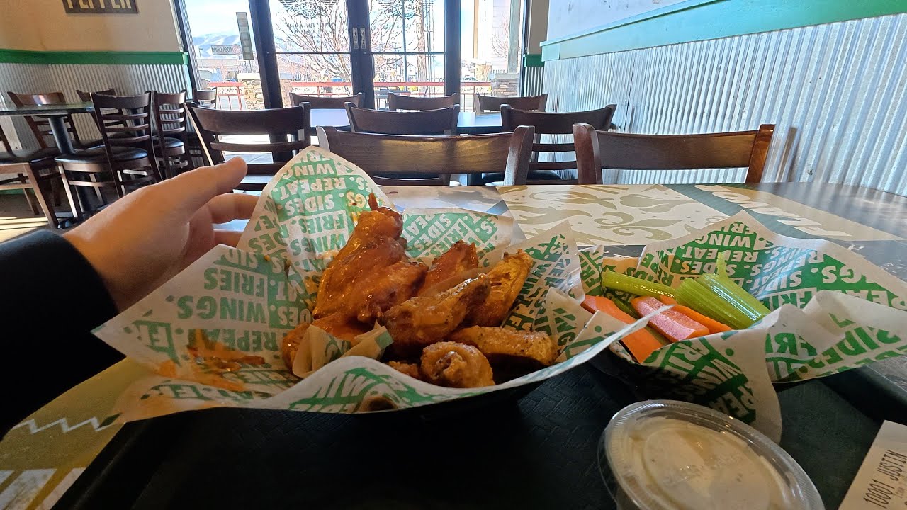 POV #14 - WING STOP: LEMON PEPPER & MANGO HABANERO WINGS, AND VEGGIE STICKS