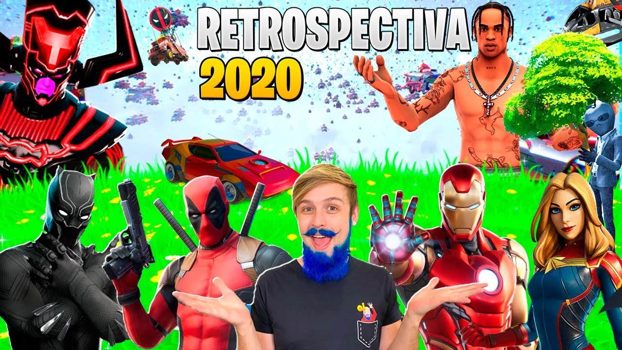 RETROSPECTIVA FORTNITE 2020 *Repost Pai Também Joga 2.0* - FORTNITE