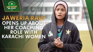 Jaweria Rauf opens up about her coaching role with Karachi Women 🏏 | PCB | MA2A