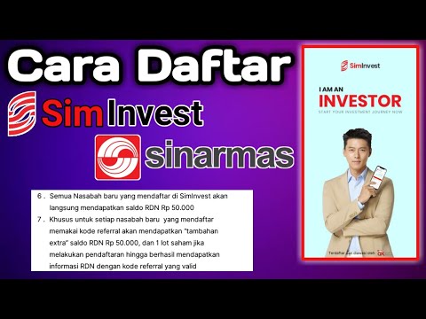 Siminvest by sinarmas sekuritas | Cara daftar siminvest bonus nasabah baru 100 ribu plus 1 lot saham