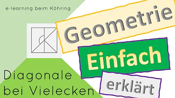 Was ist eine Diagonale leicht erklärt?