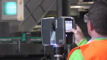 Packaging line 3D scan service