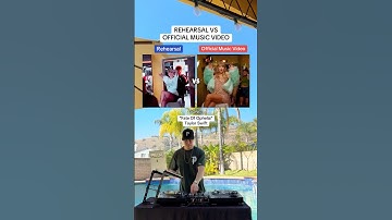 Behind the scenes of “Fate Of Ophelia” by Taylor Swift 😳 (Rehearsal vs Official Music Video)