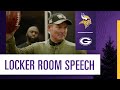 MikeZimmer's Locker Room Speech After the Win Over the Green Bay Packers in Week 11