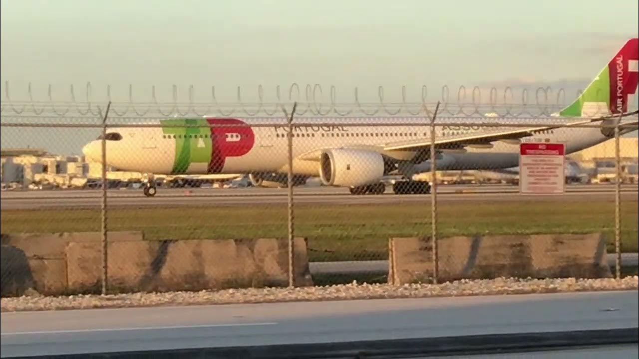 Air Portugal a330900 neo takeoff from Miami to Lisbon YouTube