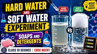 Hard Water and Soft Water Experiment | Soaps and Detergents | Class 10 Science | CBSE NCERT | V - 23 screenshot 3
