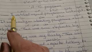 إنشاء unit 5...3rd class...Write about a TV. Programme اكتب حول برنامج تلفزيوني 👻🤪😉