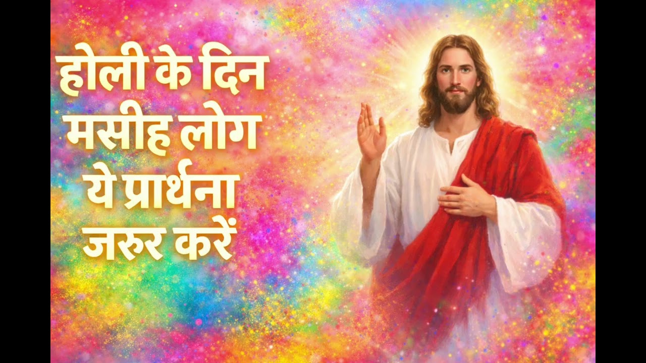 जो नहीं करेगा पछताएगा | होली के दिन ये प्रार्थना जरूर करें | आपको ब्लेसिंग मिलेगी।