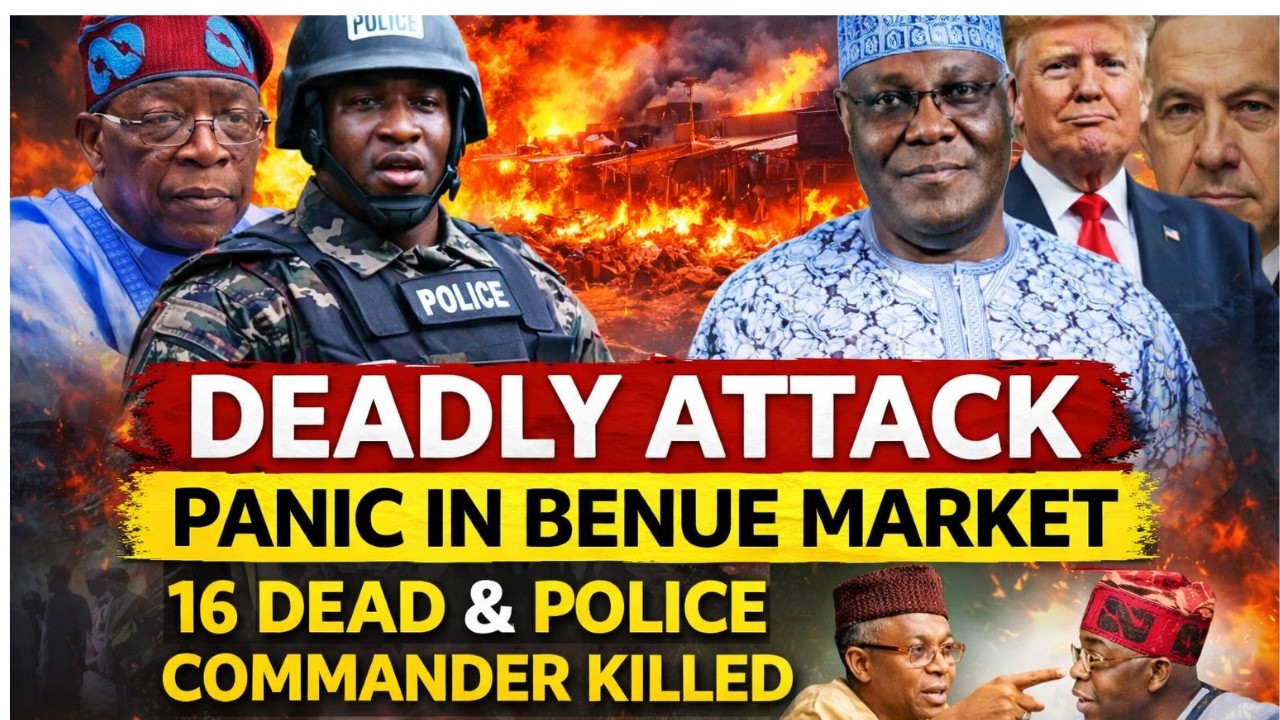 SHOCKING!! Mobile Police Commander Among 16 Feared Killed in Sudden Attack BENUE MARKET