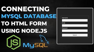 Store HTML Form Data to MySQL