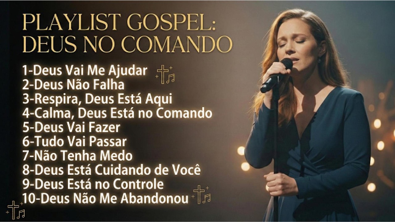 DEUS CONTINUA NO CONTROLE 🙏 | Playlist Gospel para Acalmar o Coração