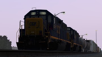 Run8 Train Simulator V3 - Running the Waycross Trim Job