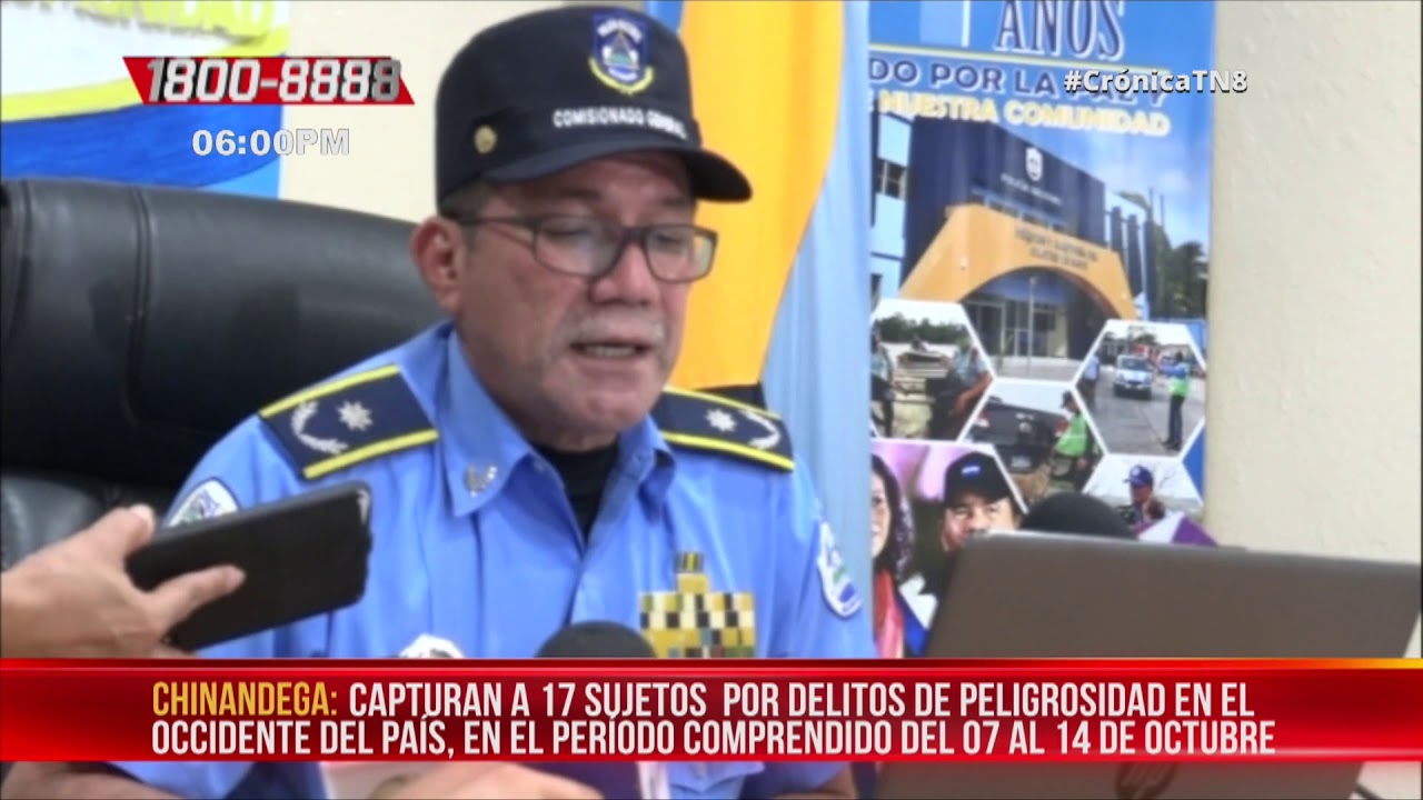 Capturan en Chinandega a 17 sujetos, entre ellos 4 por delitos sexuales – Nicaragua