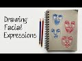 Drawing Facial Expressions | Draw with Me + Chit Chat