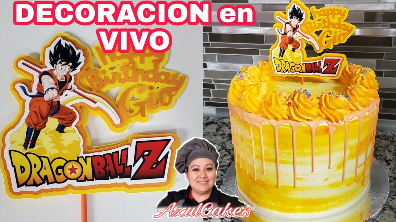Pastel Dragon ball Z | AzulCakes en VIVO