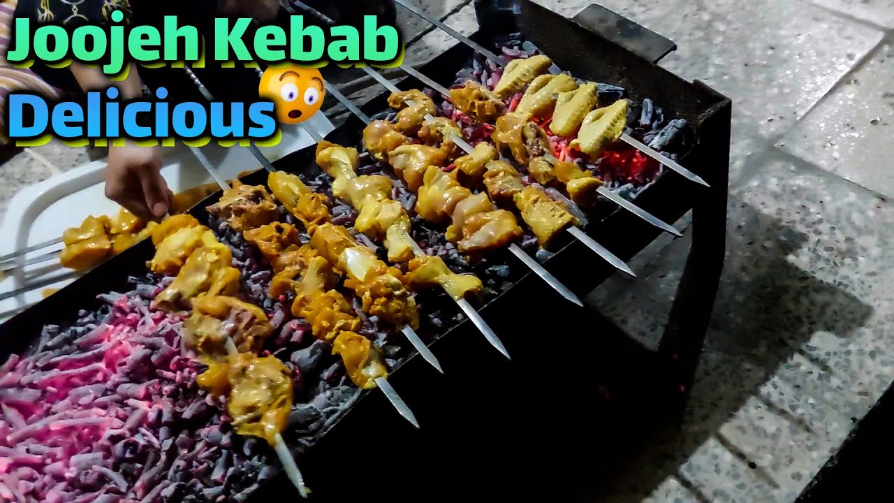 Iranian Joojeh kebab 😍 Delicious Chicken Kebab 😋 Persian Cuisine 😎