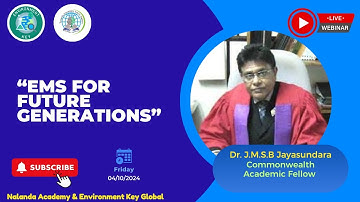 "Environmental Management System For Future Genarations" Webinar 04
