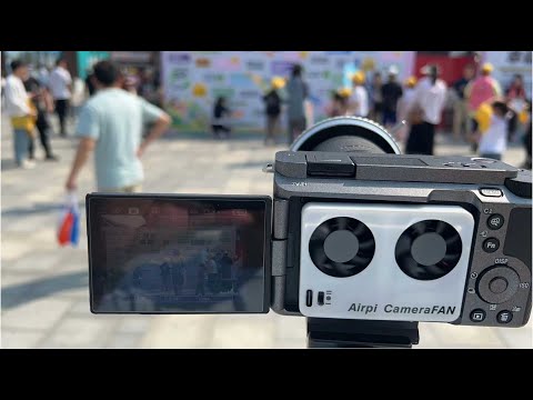 Cooling fan for ZV-E1 and other cameras] It has a built-in battery