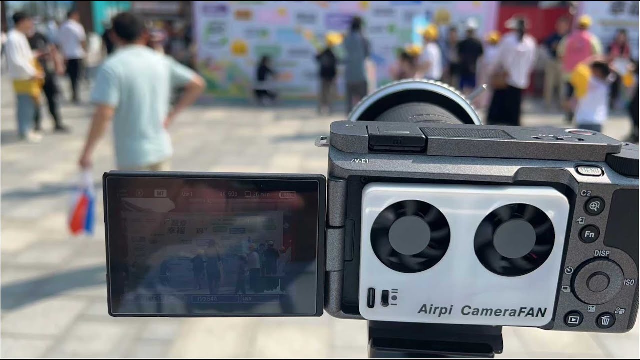 ZV-E1その他カメラの#冷却ファン 】バッテリー内蔵でカメラのモニター