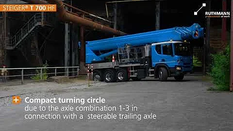 RUTHMANN STEIGER T 700 HF: Truck-mounted aerial wo...