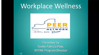 Workplace Wellness Training (NY-PAN)