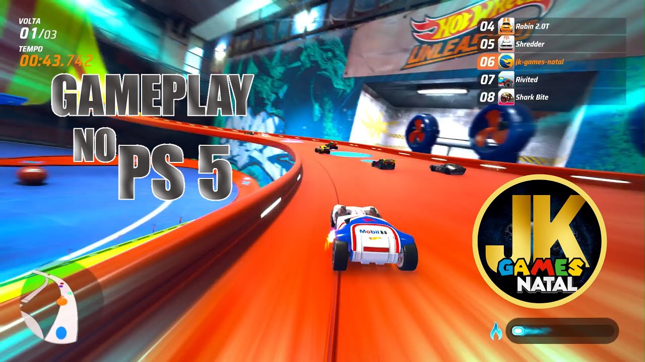 HOT WHEELS UNLEASHED - CORRIDA BATIDA PISTA DE SKATE