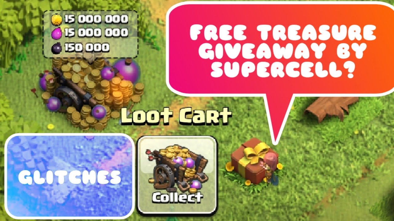 Clash of Clans Free Treasure Giveaway by SUPERCELL? (15000000 Gold