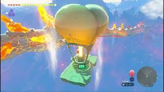 I just realized you can farm the Dinraal dragon this way in Zelda Tears of the Kingdom