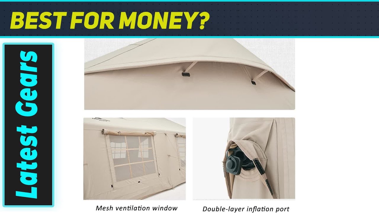 Outdoor Inflatable Camping Tent: The Ultimate Easy Setup Glamping House!