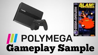 Polymega Saturn Blam! Machine Head Gameplay
