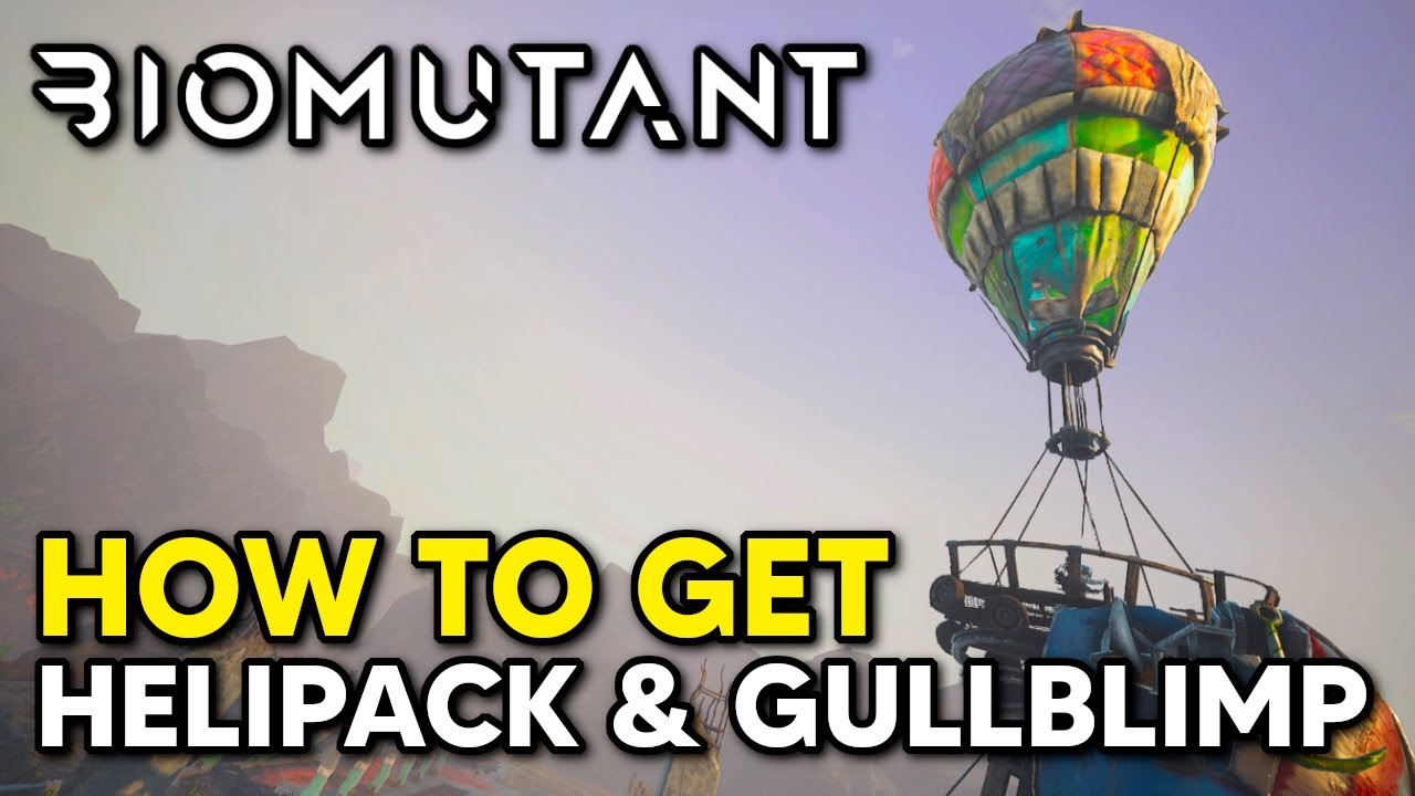 Biomutant - How to Get the "Gullblimp" & "Heli Backpack" (Lobo Side Quest Guide)
