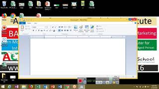 Wordpad in Basic Computer Training - ACTI Muzaffarpur screenshot 4