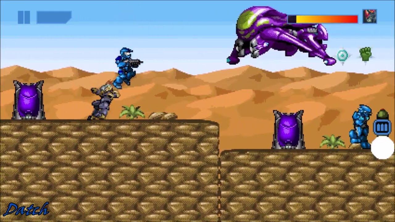 Halo Spartan Runner Final Boss Fight Brute Chopper