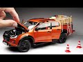 Unboxing of most realistic miniature isuzu dmax 118 scale diecast model car