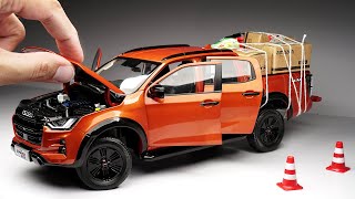 : Unboxing of Most Realistic Miniature ISUZU DMAX 1:18 Scale Diecast Model Car